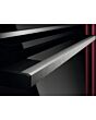 AEG GA5PB50FAB 59.5cm Built In Electric Single Oven - Gloss Black with Steel Trim