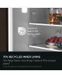 AEG NSC7N18ZES 54.6cm 70/30 Built In Frost Free Fridge Freezer
