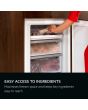 AEG NSC7N18ZES 54.6cm 70/30 Built In Frost Free Fridge Freezer