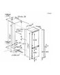 AEG NSC7N18ZES 54.6cm 70/30 Built In Frost Free Fridge Freezer