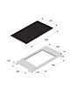 ASKO HIHD854MM 90cm 4 Zone Hood-in hob, Celsius Induction - Black