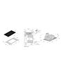 ASKO HIHD854MM 90cm 4 Zone Hood-in hob, Celsius Induction - Black