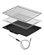 ASKO OCM64BSH 45cm Built In Combi Oven with Microwave - Black Steel