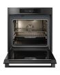 ASKO OTP66BSH 60cm Multifunctional Built In Single Oven with Pyrolytic cleaning - Black Steel