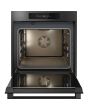 ASKO OTP66BSH 60cm Multifunctional Built In Single Oven with Pyrolytic cleaning - Black Steel