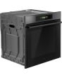 ASKO OTP66BSH 60cm Multifunctional Built In Single Oven with Pyrolytic cleaning - Black Steel