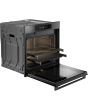 ASKO OTP66BSH 60cm Multifunctional Built In Single Oven with Pyrolytic cleaning - Black Steel