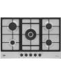 Beko HIAW75225SXE 75cm Gas Hob with Front Knob Controls - Stainless Steel