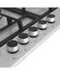 Beko HIAW75225SXE 75cm Gas Hob with Front Knob Controls - Stainless Steel