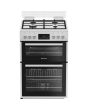 Blomberg GGRN655W 60cm Double Oven Gas Cooker with Gas Hob - White