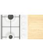 Bosch PBP6B2K60 Series 2 60cm Gas Hob - White