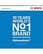 Bosch SMS2HVW06G Series 2 Dishwasher - White - 14 Place Settings