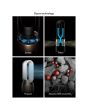 Dyson TP12 (544535-01) Purifier Fan - White/Gold