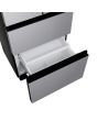 Haier HFKR5718DNMM 60/40 Total No Frost Multi-door Fridge Freezer - Inox