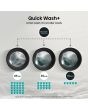 Hisense WF3S1043BB3 10.5kg 1400 Spin Steam Washing Machine - Black