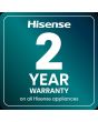 Hisense WF3S1043BB3 10.5kg 1400 Spin Steam Washing Machine - Black