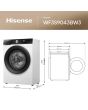Hisense WF3S9043BW3 9kg 1400 Spin Washing Machine - White