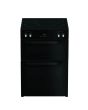 Hotpoint HDME6VDC2AB 60cm Double Oven Electric Cooker with Ceramic Hob - Black