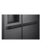 LG GSLC40EPPE 91.3cm 50/50 Frost Free American Fridge Freezer - Matte Black