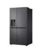 LG GSLC40EPPE 91.3cm 50/50 Frost Free American Fridge Freezer - Matte Black