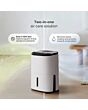 MEACO ARETEONE 6L Compact Dehumidifier / Air Purifier - White & Charcoal Black
