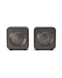 Mitchell Acoustics USTREAM GO Pair Portable active stereo wireless Speakers - Gun Metal Grey