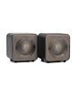 Mitchell Acoustics USTREAM GO Pair Portable active stereo wireless Speakers - Gun Metal Grey