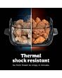 Ninja DD102UKPK1 Dual Zone 8-in-1 Function Glass Air Fryer - Rose Quartz