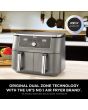 Ninja DZ400UK 9.5 litre MAX 6-in-1 Dual Zone Air Fryer - Gun Metal Grey
