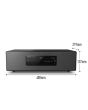 Panasonic SCDM502EK 40W Micro Hi-Fi with DAB+, Bluetooth & CD Player