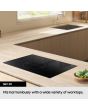 Samsung NZ85C6058FK/U1 Slim Fit 80Cm 5 Burner Induction Hob With Flex Zone Plus