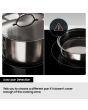 Samsung NZ85C6058FK/U1 Slim Fit 80Cm 5 Burner Induction Hob With Flex Zone Plus