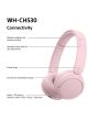 Sony WHCH530P.CE7 Wireless Over Ear Headphones - Pink