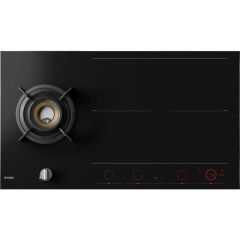 ASKO HIG89524BGB1 90cm 5 Zone Induction/Gas Hob - Black