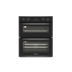 Blomberg ROTN9202DX 59.4cm Built Under Electric Double Oven - Dark Steel