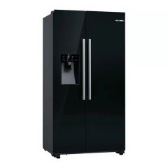 Bosch KAD93ABEP 70/30 Total No Frost, American Fridge-freezer - Black