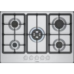 Bosch PGQ7B5K90 Series 4 75cm 4 Burner Gas Hob with 1 Central Wok Burner
