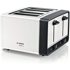 Bosch TAT5P441GB 4 Slice Toaster - White