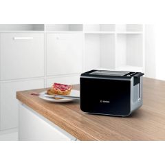 Bosch TAT8613NGB Styline Tat8613ngb 2 Slice Toaster -Black