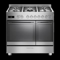 Fisher and Paykel OR90L7DBGFX2 Series 7 Dual Fuel 5 Burner Range Cooker