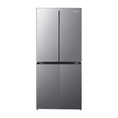 Fridgemaster MQ79395ES 79.4cm 65/35 Total No Frost American Fridge Freezer - Silver