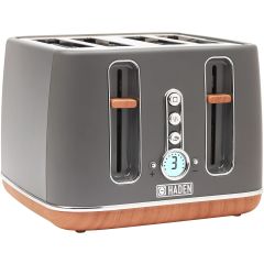 Haden 201317 Dorchester Grey 4 Slice Toaster