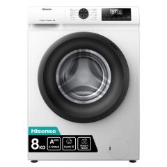 Hisense WF1Q8041BW 8kg 1400 Spin, Steam Washing Machine - White