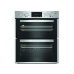 Hotpoint DUH10DIX 59.4cm Built In Electric Double Oven - Stainless Steel