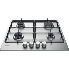 Hotpoint PPH60PFIXUK 59cm Gas Hob - Stainless Steel