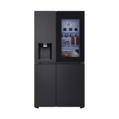 LG GSXE80EVBE InstaView American Style Smart Fridge Freezer - Essence Black Steel