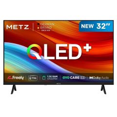 Metz 32MQH6800ZUK HD Smart QLED TV with Freely Power by Tivo - Black