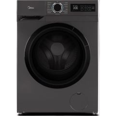 Midea MF110W100BA10TU 10kg 1400 Spin Washing Machine - Graphite