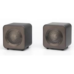 Mitchell Acoustics USTREAM GO Pair Portable active stereo wireless Speakers - Gun Metal Grey