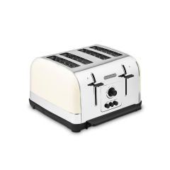 Morphy Richards 240132 Venture 4 Slice Toaster - Cream